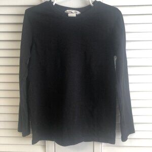 H & M Size 4-6 Black Long Sleeved Tee